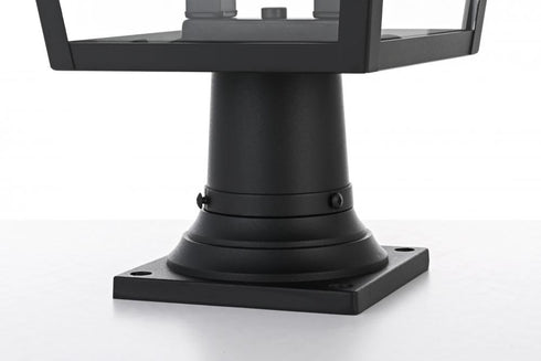 Elegant Lighting Frankford 7 inch Outdoor Pendant in Black Model: OD334P24BK