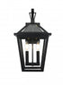 Elegant Lighting Frankford 7 inch Outdoor Pendant in Black Model: OD334W18BK