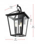 Elegant Lighting Frankford 7 inch Outdoor Pendant in Black Model: OD334W20BK