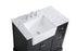 Elegant Lighting Franklin 36 Inch Single Bathroom Vanity in Black Model: VF60236BK