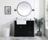 Elegant Lighting Franklin 42 Inch Single Bathroom Vanity in Black Model: VF60242BK