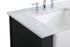 Elegant Lighting Franklin 42 Inch Single Bathroom Vanity in Black Model: VF60242BK
