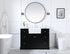 Elegant Lighting Franklin 48 Inch Single Bathroom Vanity in Black Model: VF60248BK