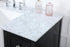 Elegant Lighting Franklin 48 Inch Single Bathroom Vanity in Black Model: VF60248BK