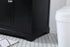 Elegant Lighting Franklin 72 Inch Double Bathroom Vanity in Black Model: VF60272DBK