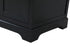 Elegant Lighting Franklin 72 Inch Double Bathroom Vanity in Black Model: VF60272DBK