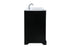 Elegant Lighting Franklin 72 Inch Double Bathroom Vanity in Black Model: VF60272DBK
