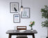 Elegant Lighting Frey 1 light in Black and Clear glass pendant Model: LD5029D11BK