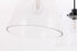 Elegant Lighting Frey 3 light in Black and Clear glass pendant Model: LD5030D42BK