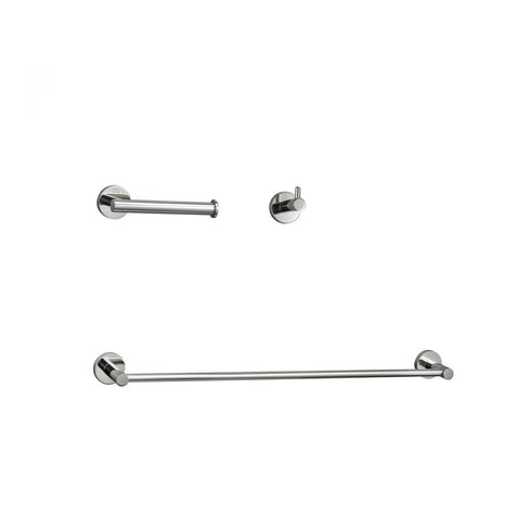 Elegant Lighting Freya 3 piece Bathroom Hardware Set in Brushed Gold Model: HWB-11S3HBGD