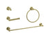 Elegant Lighting Freya 4 piece Bathroom Hardware Set in Brushed Gold Model: HWB-11S4BGD
