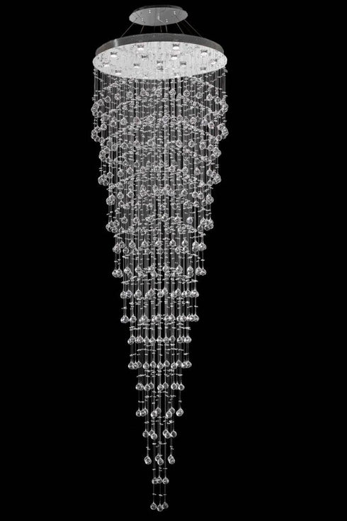 Elegant Lighting Galaxy 16 light in Chrome Chandelier Clear Royal Cut Crystal Model: V2006G36C/RC