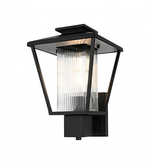 Elegant Lighting Gaul 7 inch Outdoor Pendant in Black Model: OD306W15BK