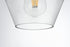 Elegant Lighting Gene 8 inch Flush Mount Clear Shade in Satin Gold in Satin Gold and Clear Finish Model: LD2254SG