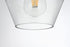 Elegant Lighting Gene 8 inch Pendant Clear Shade in Satin Gold in Satin Gold and Clear Finish Model: LD2256SG