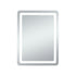 Elegant Lighting Genesis 36inx72 Inch Soft Edge LED Mirror in Glossy White Finish Model: MRE33672