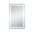 Elegant Lighting Genesis 36inx72 Inch Soft Edge LED Mirror in Glossy White Finish Model: MRE33672