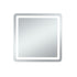Elegant Lighting Genesis 36inx72 Inch Soft Edge LED Mirror in Glossy White Finish Model: MRE33672