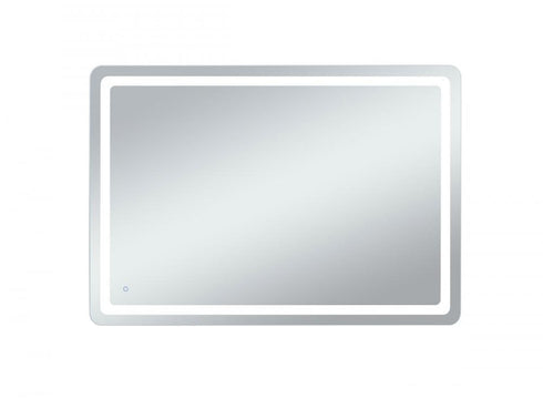 Elegant Lighting Genesis 36inx72 Inch Soft Edge LED Mirror in Glossy White Finish Model: MRE33672