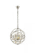 Elegant Lighting Geneva 4 light in Dark Bronze Pendant Golden Teak (Smoky) Royal Cut crystal Model: 1130D17DB-GT/RC
