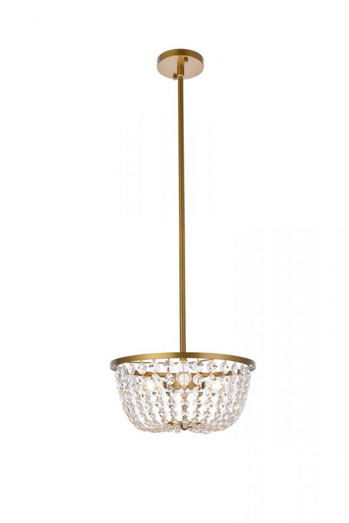Elegant Lighting Gianna 3 Light Pendant Model: 1114D13C