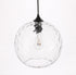 Elegant Lighting Gibson 1 light in Black and Clear glass pendant Model: LD2283