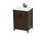 Elegant Lighting Grant 24 Inch Single Bathroom Vanity in Expresso Model: VF90224EX