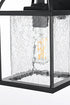 Elegant Lighting Gratz 7 inch Outdoor Pendant in Black Model: OD343W14BK