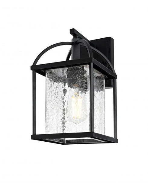 Elegant Lighting Gratz 7 inch Outdoor Pendant in Black Model: OD343W14BK
