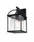 Elegant Lighting Gratz 7 inch Outdoor Pendant in Black Model: OD343W14BK