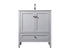 Elegant Lighting Hamilton 30 Inch Single Bathroom Vanity in Grey Model: VF21130GR