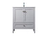 Elegant Lighting Hamilton 30 Inch Single Bathroom Vanity in Grey Model: VF21130GR