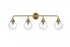 Elegant Lighting Hanson 37 inch Wall Sconce in Chrome in Chrome and Clear Finish Model: LD7037W38C