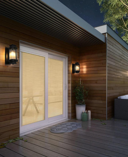 Elegant Lighting Harlan 7 inch Outdoor Pendant in Black Model: OD341W14BK