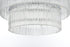 Elegant Lighting Harlow 14 Light Pendant D32 Inch H16.5 Inch L14 Chrome in Chrome and Clear Finish Model: 1070D32C