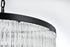 Elegant Lighting Harlow 18 Light Pendant D32 Inch H24 Inch L18 Black in Black and Clear Finish Model: 1070G32BK