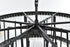 Elegant Lighting Harlow 18 Light Pendant D32 Inch H24 Inch L18 Black in Black and Clear Finish Model: 1070G32BK