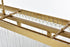 Elegant Lighting Harlow 6 Light Pendant L49 Inch 8 Inch H9 Inch L6 Satin Gold in Satin Gold and Clear Finish Model: 1070G49SG