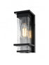 Elegant Lighting Harper 7 inch Outdoor Pendant in Black Model: OD367W12BK