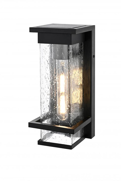 Elegant Lighting Harper 7 inch Outdoor Pendant in Black Model: OD367W12BK