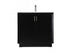 Elegant Lighting Hayes 36 Inch Single Bathroom Vanity in Black Model: VF19636BK