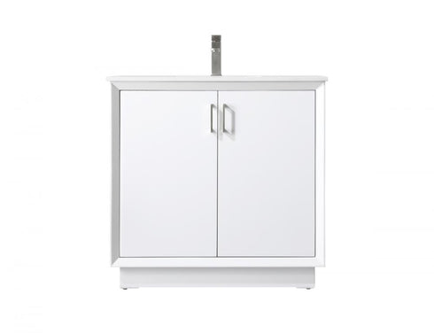 Elegant Lighting Hayes 36 Inch Single Bathroom Vanity in Black Model: VF19636BK