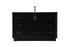 Elegant Lighting Hayes 54 Inch Single Bathroom Vanity in Black Model: VF19654BK