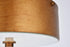 Elegant Lighting Hazen 2 light 12 inch Vintage Gold flush mount in Vintage Gold and White Finish Model: LD6022