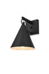 Elegant Lighting Hendrix 1 Light Wall Sconce W8 Inch xH11 Inch xE9.5 Inch in Black Model: OD806W11BK