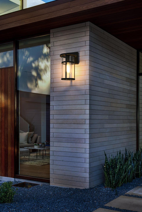 Elegant Lighting Henrik 1 Light Wall Sconce W5.9 Inch E7.0 Inch H10.6 Inch in Black Model: OD406W11BK