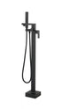 Elegant Lighting Henry Floor Mounted Roman Tub Faucet with Handshower in Brushed Gold Model: FAT-8002BGD