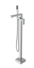 Elegant Lighting Henry Floor Mounted Roman Tub Faucet with Handshower in Brushed Gold Model: FAT-8002BGD