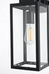 Elegant Lighting Hilton 7 inch Outdoor Pendant in Black Model: OD330W18BK