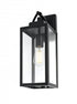 Elegant Lighting Hilton 7 inch Outdoor Pendant in Black Model: OD330W18BK
